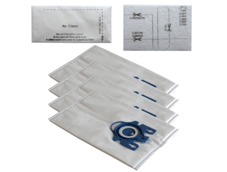 Filtro de limpieza de aire con bolsa para polvo para Miele Gn Series C1 C2 C3 para Miele C1 Powerline,C1 Ecoline,C1 Junior,C2 Cat &Amp; Aspirador p...
