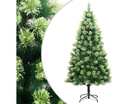 Árbol De Navidad Artificial Con Bisagras Y Soporte 180 cm VIDAXL