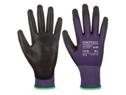 Guantes Touchscreen - Pu Para Tareas De Precisión Negro / Xs