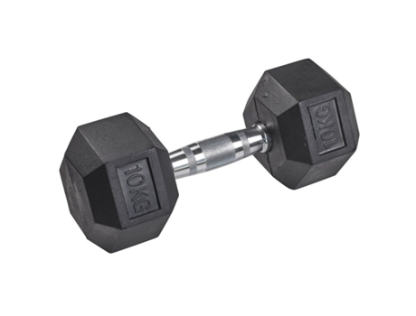 Mancuerna de goma hexagonal TANGA SPORTS