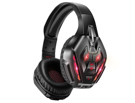 Auriculares Gaming Bluetooth ENZONS Auriculares inalámbricos Auriculares estéreo con cable Ps4 de 3,5 mm con cable Xbox One Pc Nintendo Switch Red