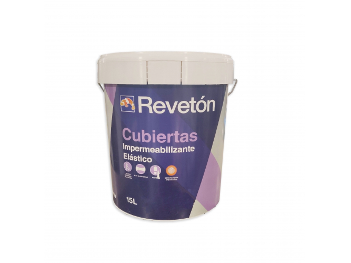 Reveton Cubiertas Impermeabilizante 15 Lt (Gris 035)