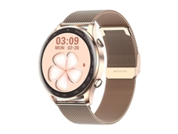 Reloj inteligente con monitorización de frecuencia cardíaca, presión arterial, podómetro, llamadas Bluetooth y notificaciones de mensajes R Bestvite