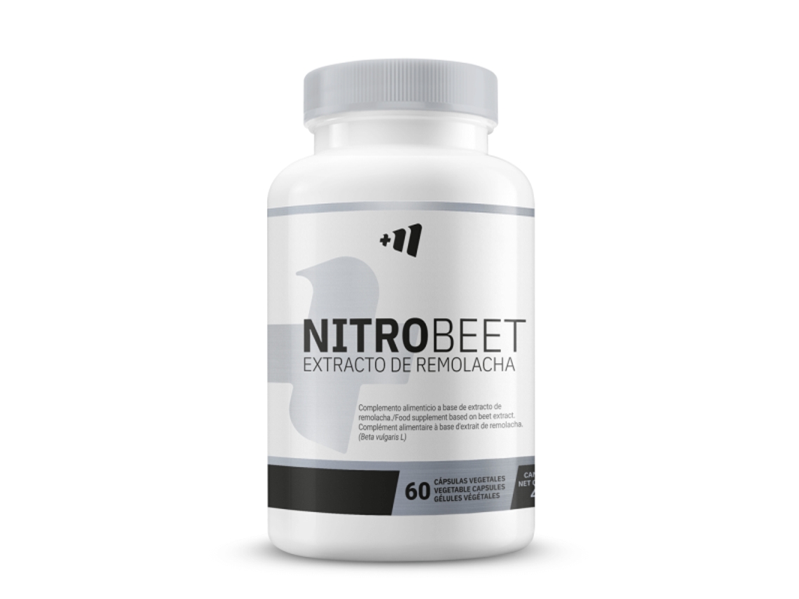 Nitrobeet - 60 cápsulas vegetales, suplemento para el aumento de masa muscular