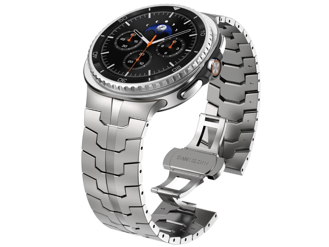 Pulsera de acero inoxidable para Samsung Galaxy Watch 8/8 Classic con hebilla de mariposa clásica CSYY