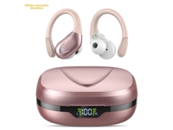 Fones de Ouvido Esportivos Sem Fio Tws , com Microfone com Cancelamento de Ruído e À Prova D'água. MDUG (rosa)