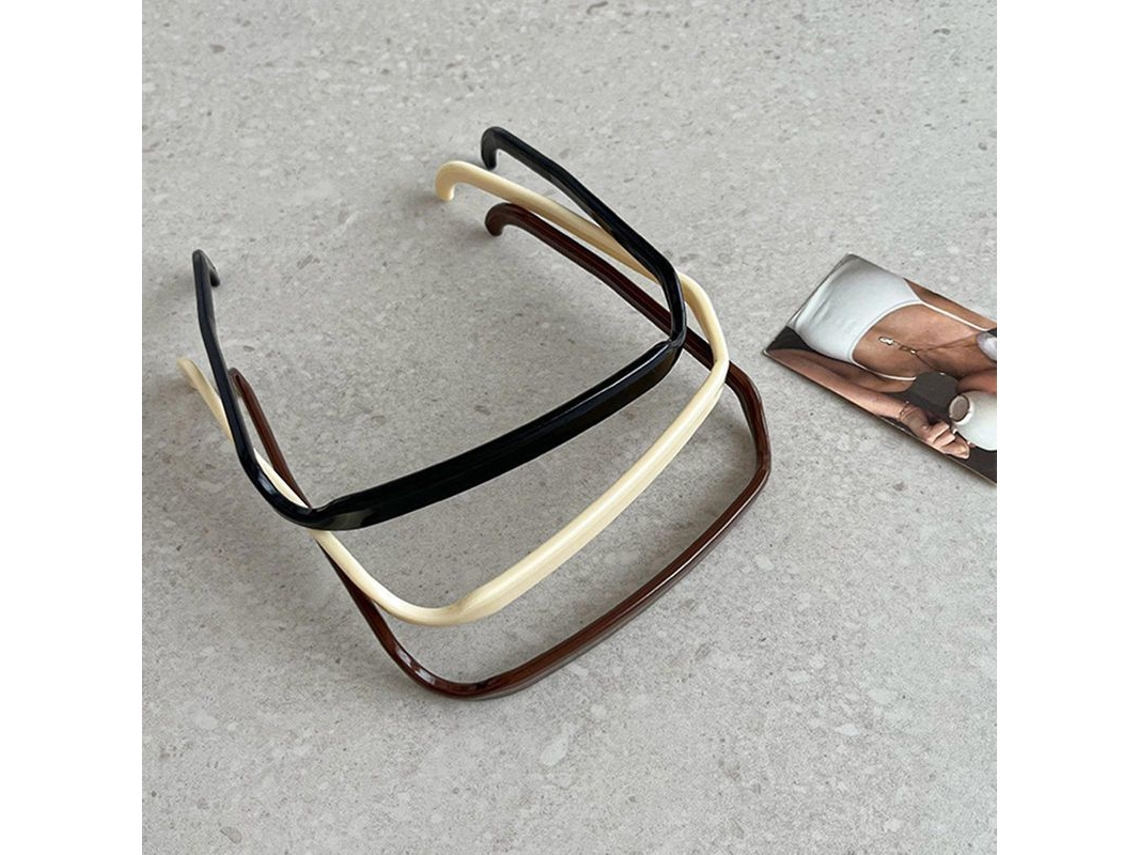 Pañuelo Para Cabello Grueso Con Diseño De Gafas Cuadradas Invisibles Para Cabello Rizado - Accesorio De Moda Para Mujer