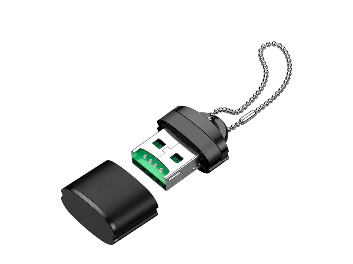 Lector de tarjetas USB 2.0 para Micro SD/TF (negro) Specment