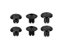 Casco Metálico 6 En 1 Para Joystick Para Mando Dualsense Edge De Ps5 - 6 Tapas Intercambiables Para Una Experiencia De Juego Mejorada - Negro