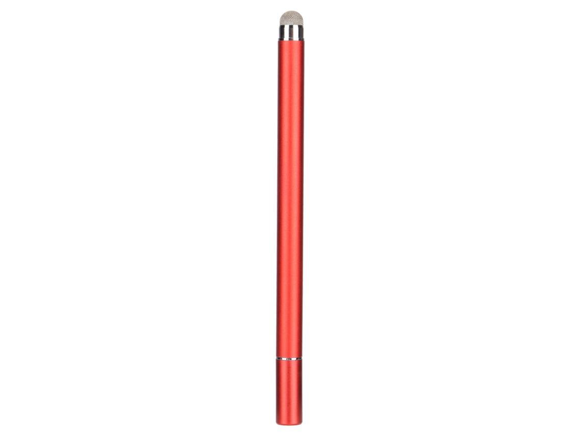 Lápiz táctil universal 2 en 1 YHL con punta fina, alta sensibilidad, para pantallas capacitivas - Rojo