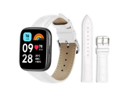 Correa para Redmi Watch 3 Active / Lite - Piel - Hebilla - Textura bambú (20 mm)