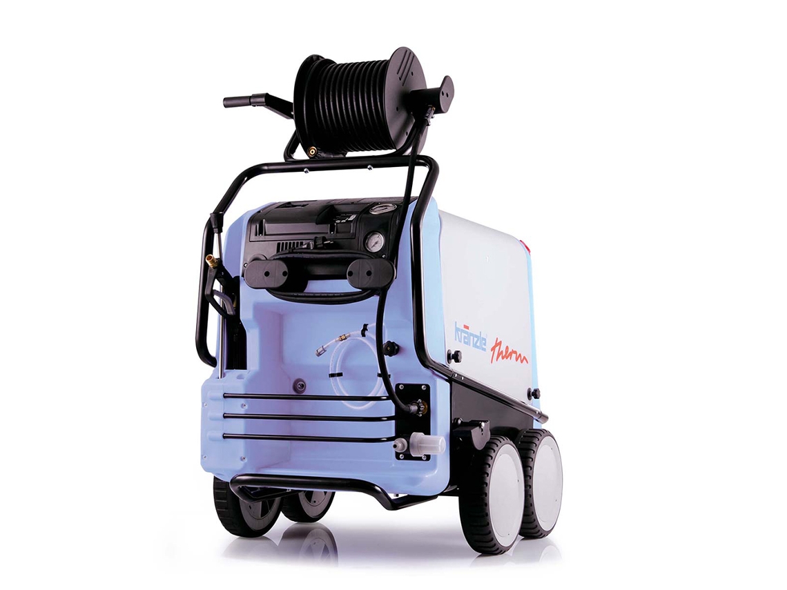 Hidrolimpiadora Therm 895 1 con carrete de manguera Kraenzle