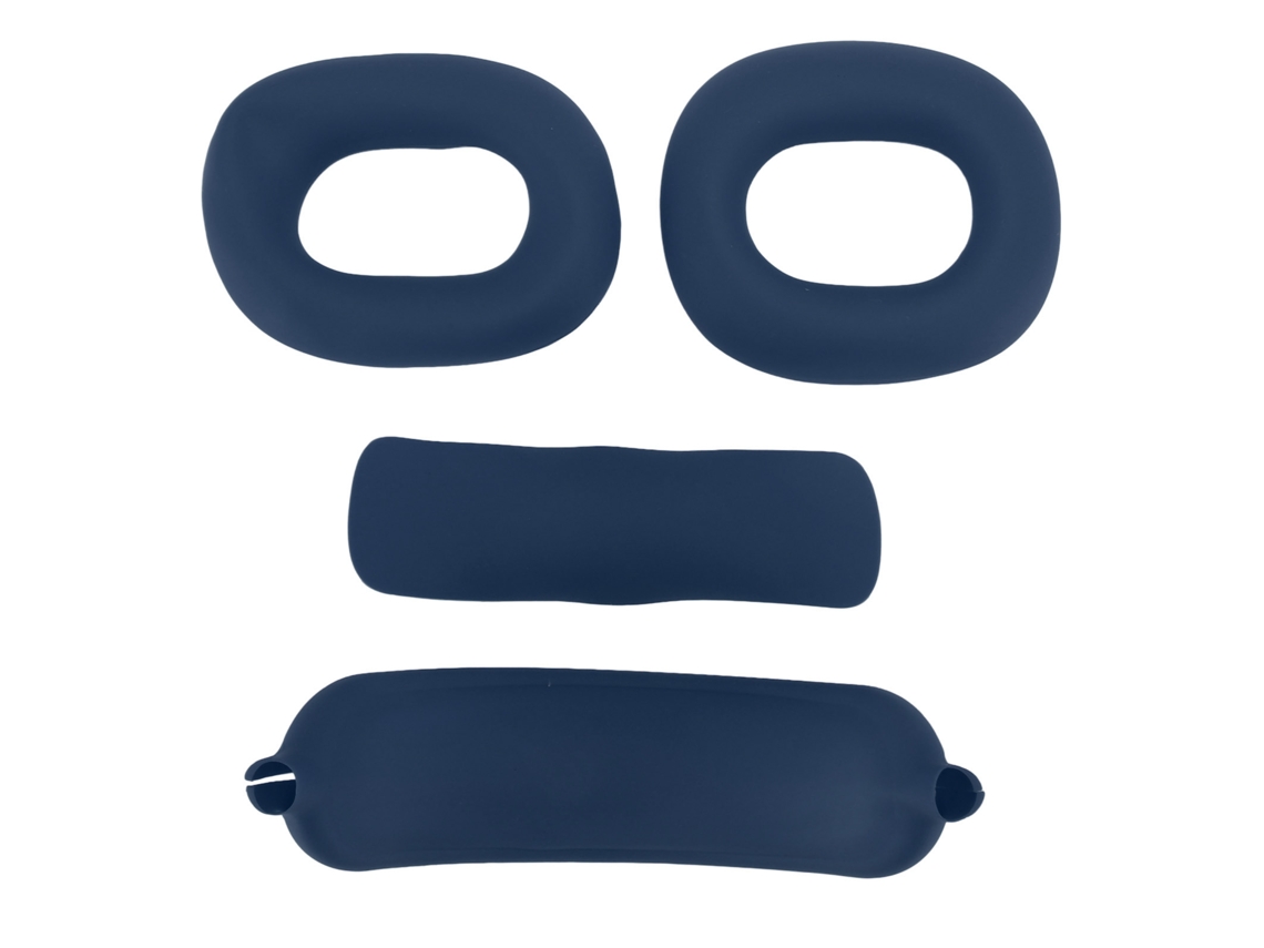 Juego De Fundas De Silicona Para Auriculares Ios - Azul
