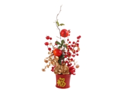 Ramo de flores artificiales para decoración de Año Nuevo chino, slowmoose