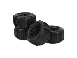 Neumáticos Para Coches Rc Con Llanta Hexagonal De 12 Mm De Diámetro Y 85 Mm De Ancho, De Goma, Para Coches Rc A Escala 1/16 (16a01, 16a02, 16a03, 16a04, 16a08).