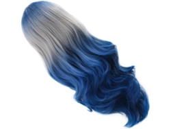 Peruca Longa E Encaracolada Com Efeito Ombré Para Mulheres, Ideal Para Cosplay E Festas.