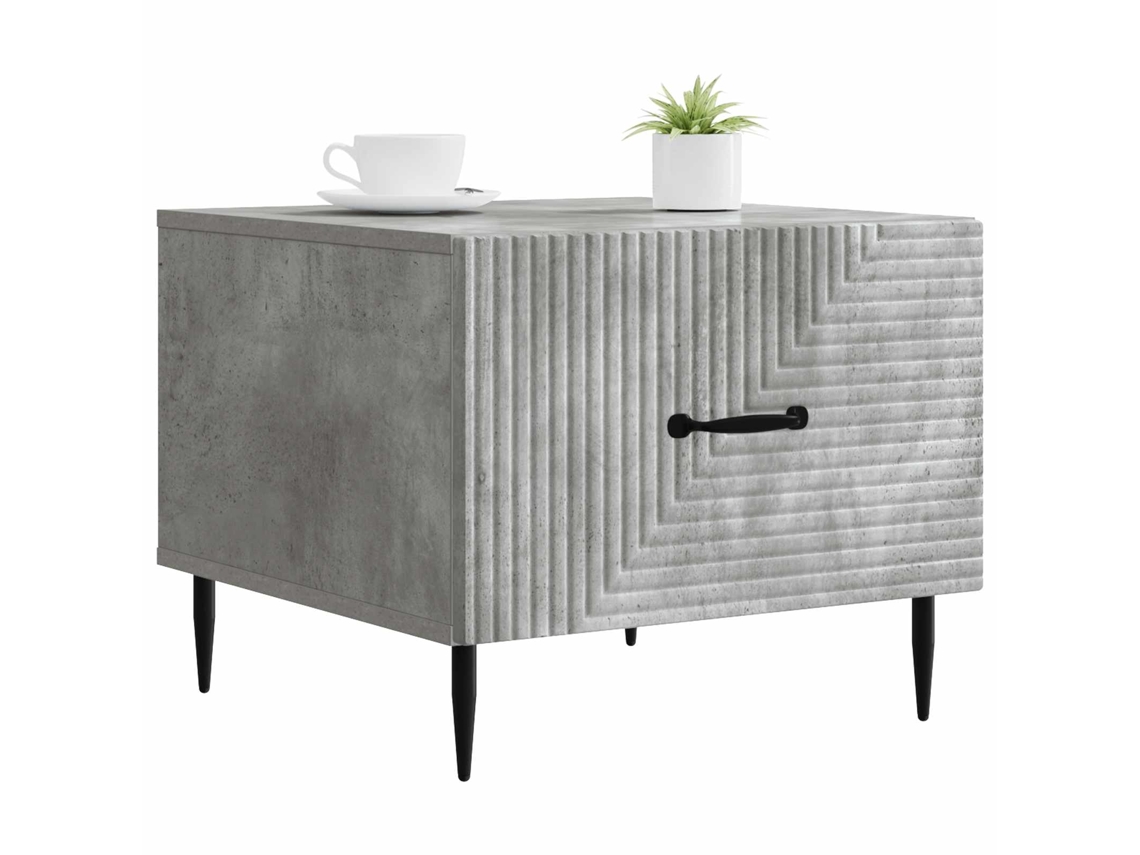 Maison Exclusive - Mesa De Café Gris Hormigón 49 X 50 X 40 Cm Madera De Ingeniería