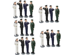 Kit De 20 Figuras De Personas En Miniatura Para Escenas Y Estatuas.