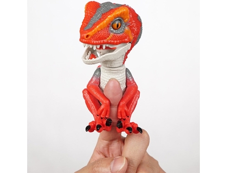 Juguete de Dinosaurio Coleccionable Interactivo T-Rex Indómito Rojo