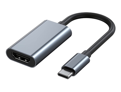 Adaptador USB C auf HDMI, adaptador Mini HDMI tipo C a Thunderbolt 3 y compatible con MacBook Pro/Air - 4K a 30 Hz, plateado CHRONUS