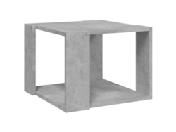 Mesa de centro 40x40x30 cm Madera procesada Gris Cemento MAISON EXCLUSIVE