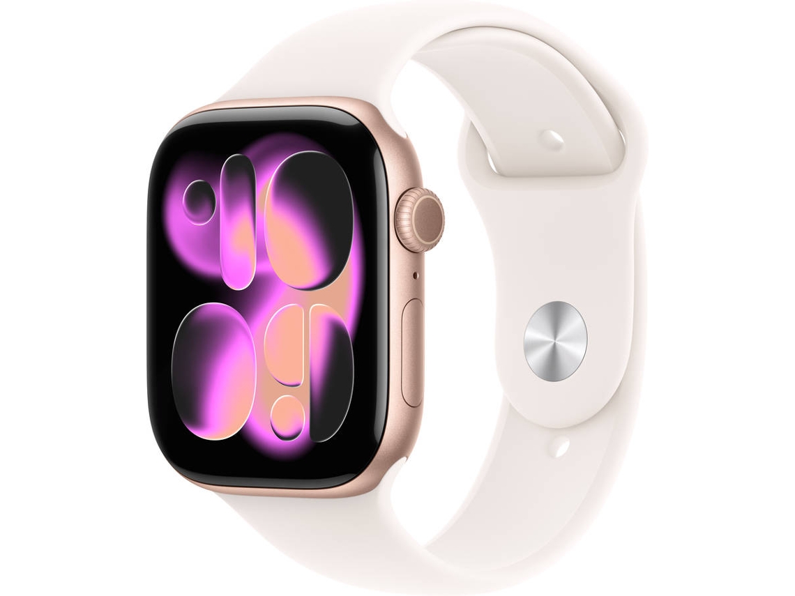 APPLE Watch Series 11 GPS 46 mm Oro Rosa Aluminio con Correa Deportiva Rosa (Tamaño M/L)