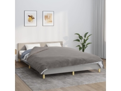 Manta Con Peso Con Funda Tela Gris 200x220 Cm 13 Kg