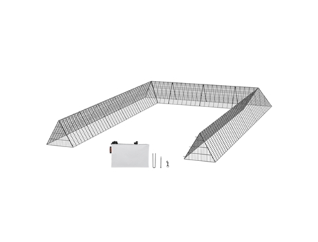 Túneles para pollos VEVOR Túneles para pollos portátiles de 236,2x157,5x24,2 pulgadas para exteriores