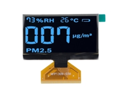 Módulo De Tela Oled De 2.42 Polegadas Com Controlador Ssd1309 Para Instalação Por Solda Cor Azul