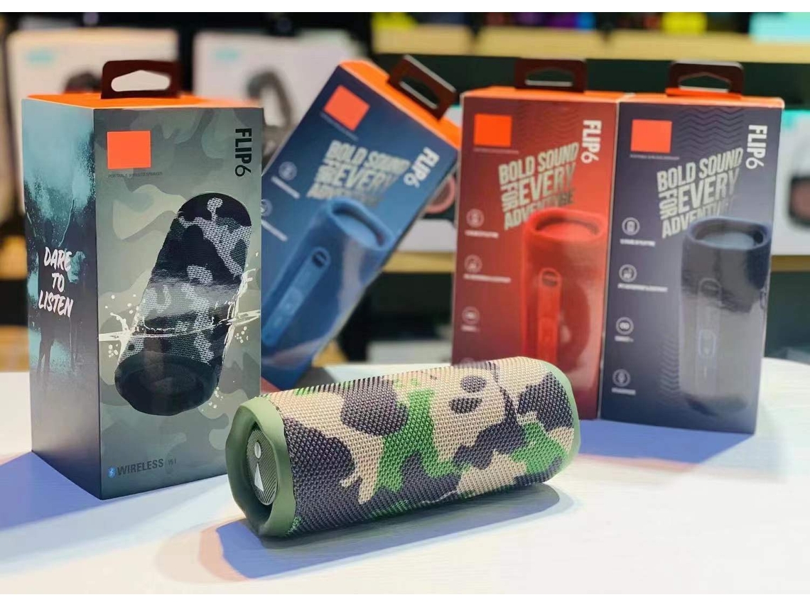 (camuflaje, Sin Tarjeta De Memoria) Nuevo Altavoz Dual Multifuncional De Audio Bluetooth Flip6