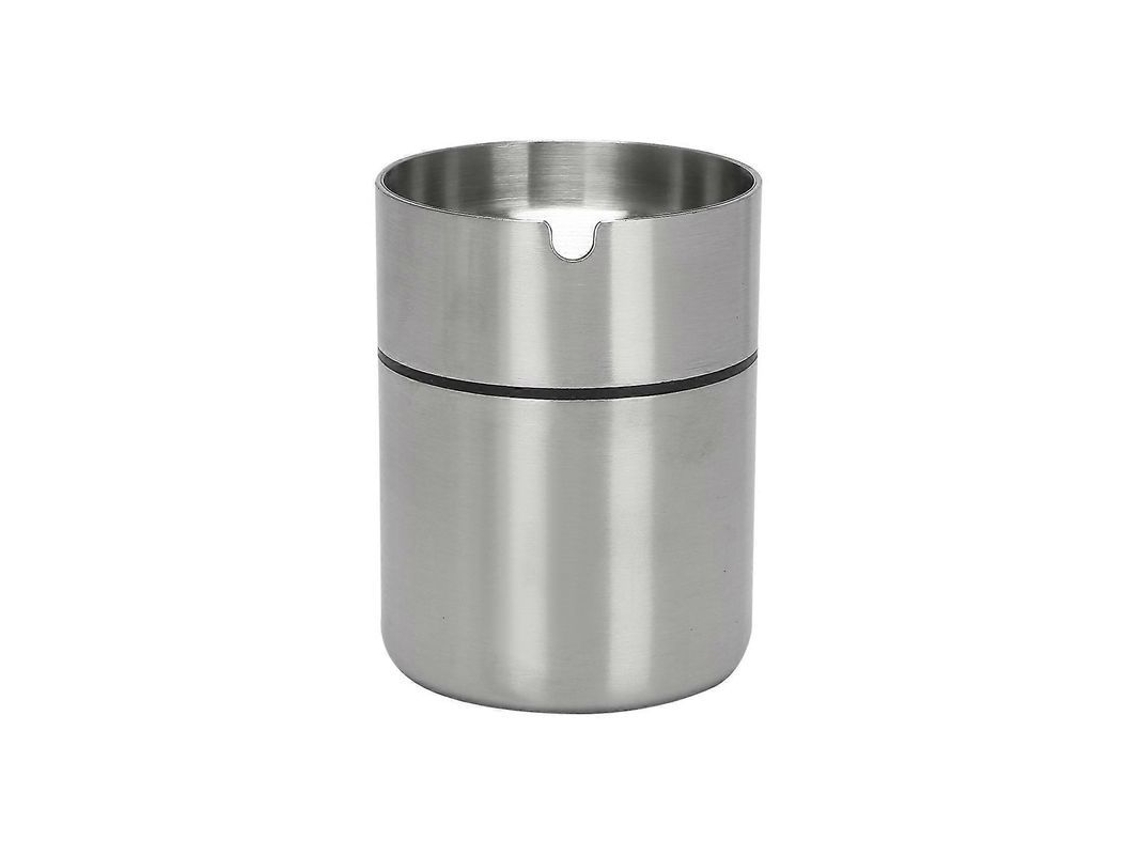 Fasst-portátil Cenicero De Acero Inoxidable Para Coche Con Tapa Sellada Y Ranura Para Cigarrillo