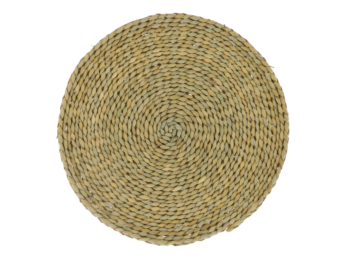 Esterilla Tatami Redonda Con Forma De Mimbre, 40x40cm, Para Yoga, Picnics, Ventanas Bajas, Suelo