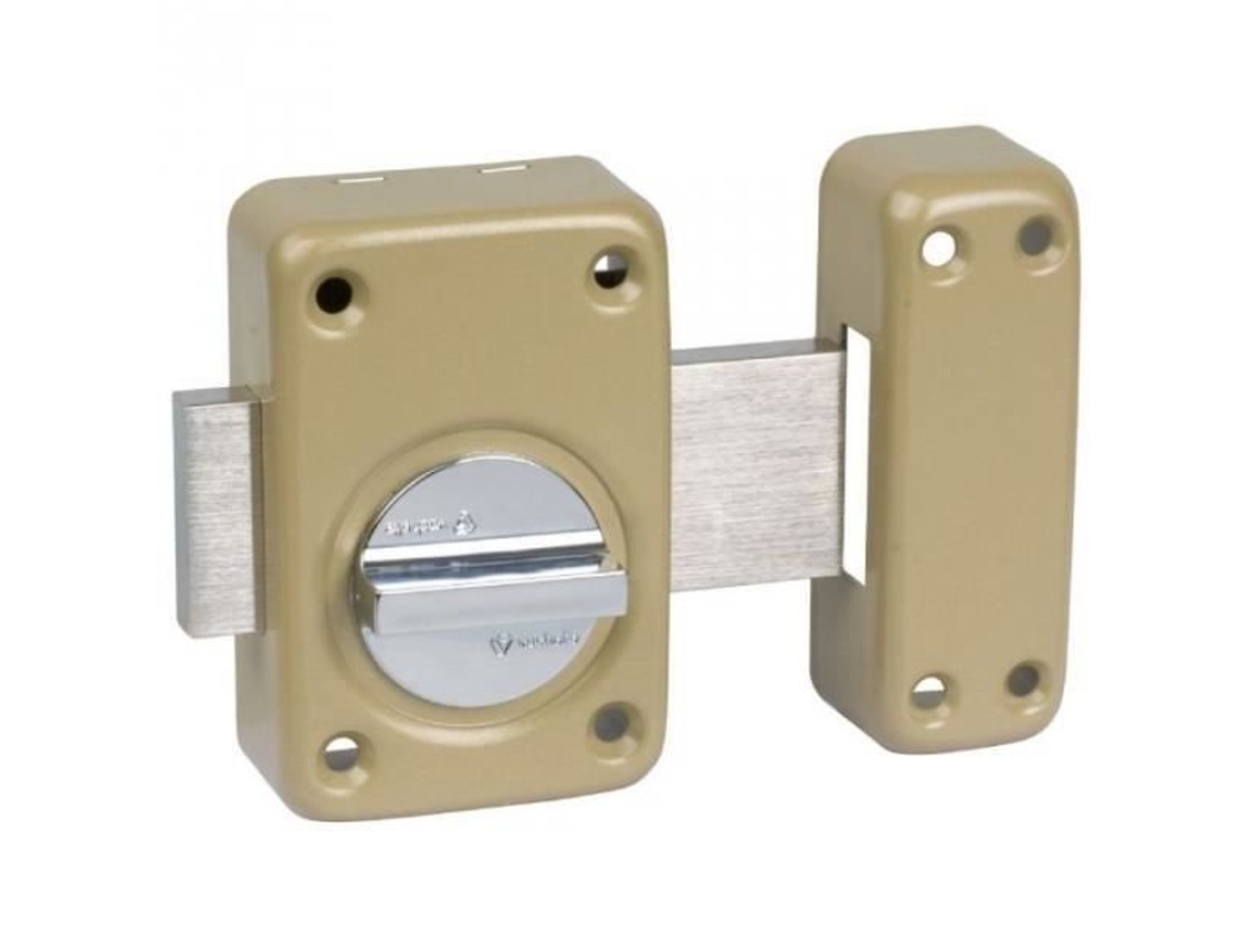 Cerradura Pulsador V136 110 Tornillo 40Mm Cilindro Bronce VACHETTE 16103000