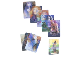 Baraja De Tarot De Papel Recubierto, 45 Cartas, Adivinación, Juego Interactivo Para Principiantes