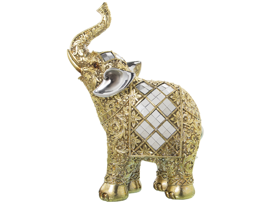 Figura Decorativa DRW (Resina - Dorado)