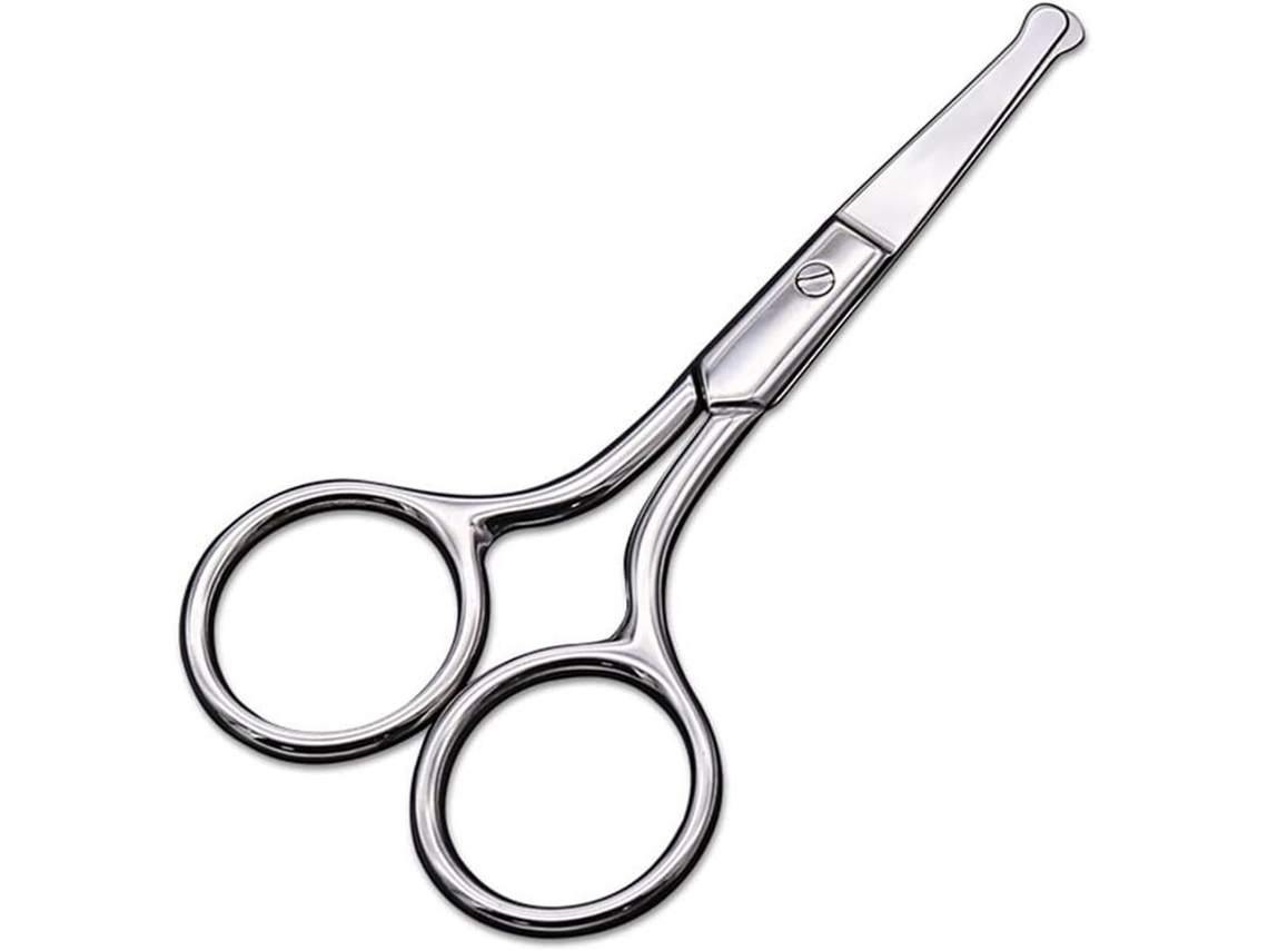 Tijeras De Acero Inoxidable Para Nariz, Cejas Y Pequeñas Tijeras Con Puntas Redondeadas Para El Cuidado Personal.