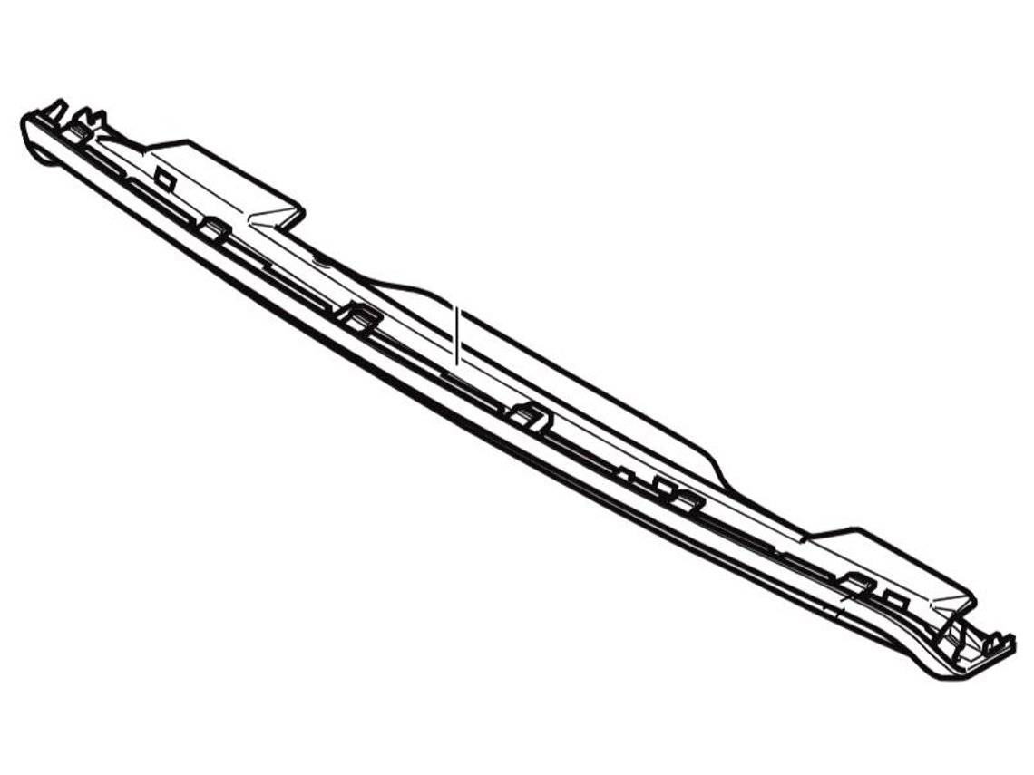 Difusor trasero y alerón para Volvo XC90 II, diseño R, pieza original.