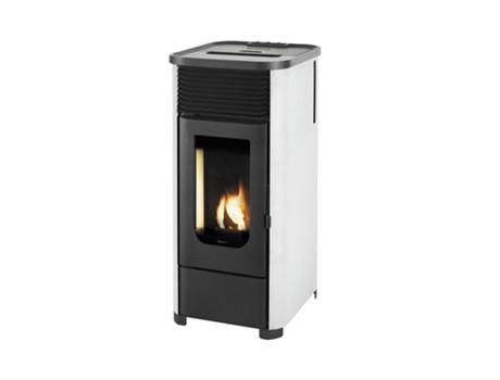 Estufa de pellets blanca de 8kw. 117331 - SUPRA