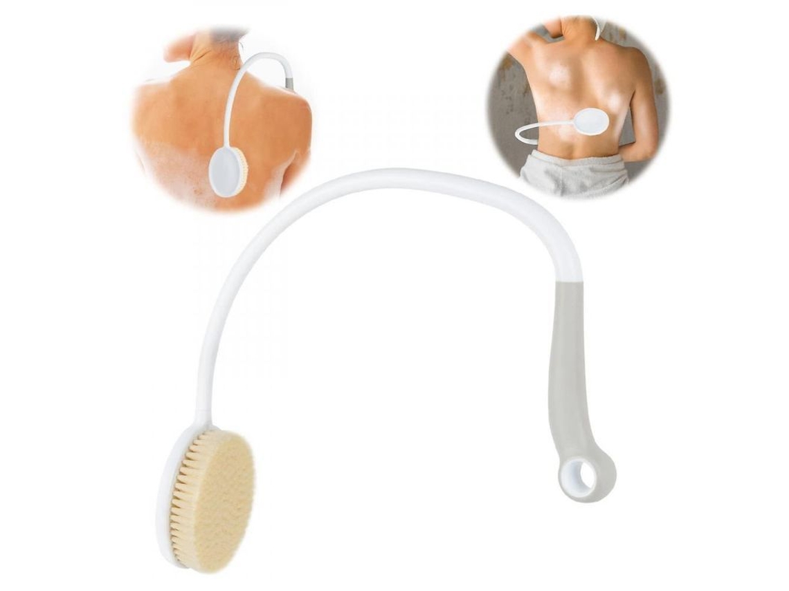 Cepillo De Baño Con Mango Largo - Cepillo Ergonómico Con Cerdas Suaves Para Todo El Cuerpo - Cómodo Para Jor