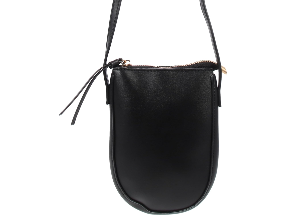 Bolso De Hombro De Gran Capacidad Con Cremallera, Piel Sintética Ligera, Diseño Creativo Y Sencillo.