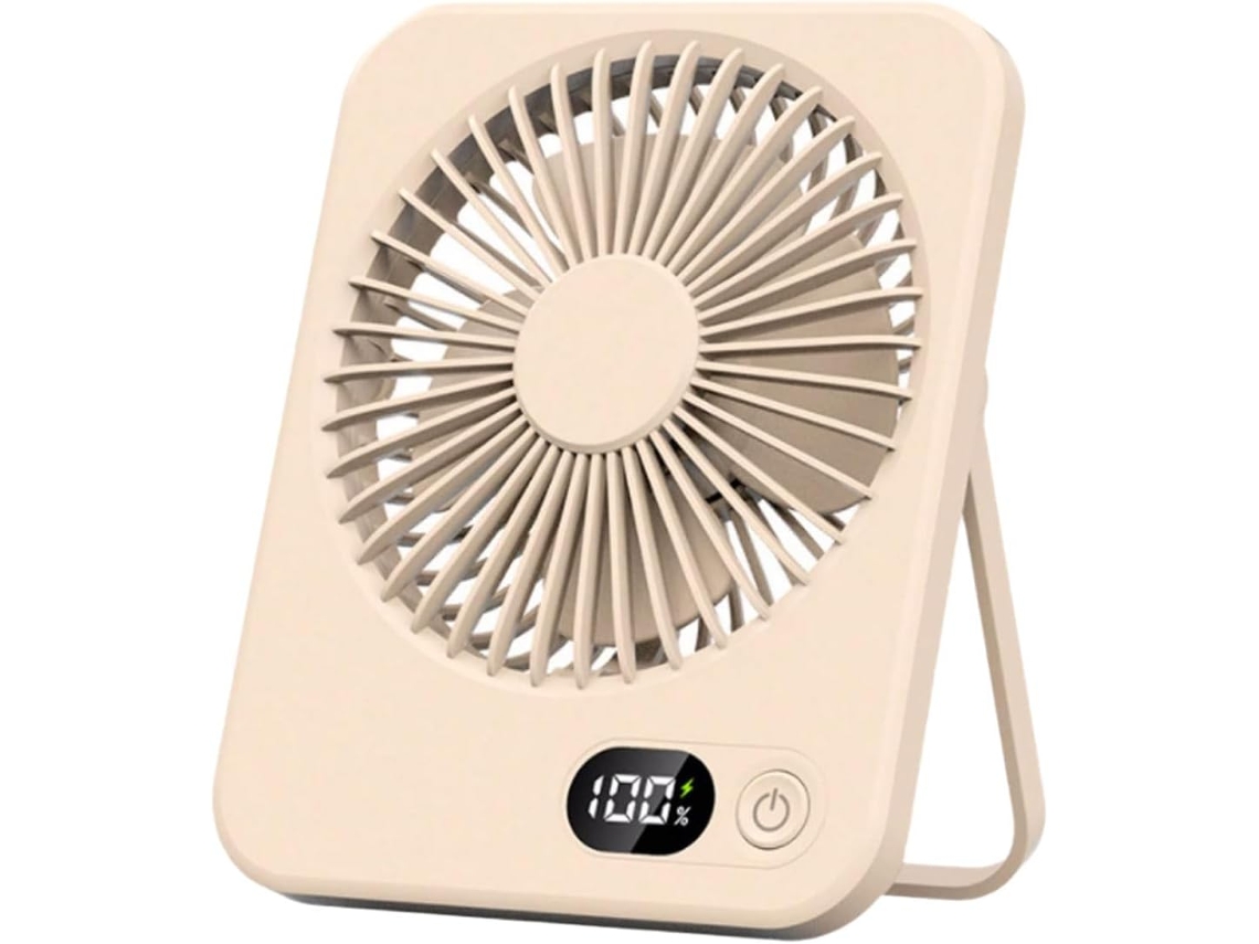 Ventilador Portátil Versátil Ventilador Recargable De Cinco Velocidades Giratorio 180° Ajustable Portátil