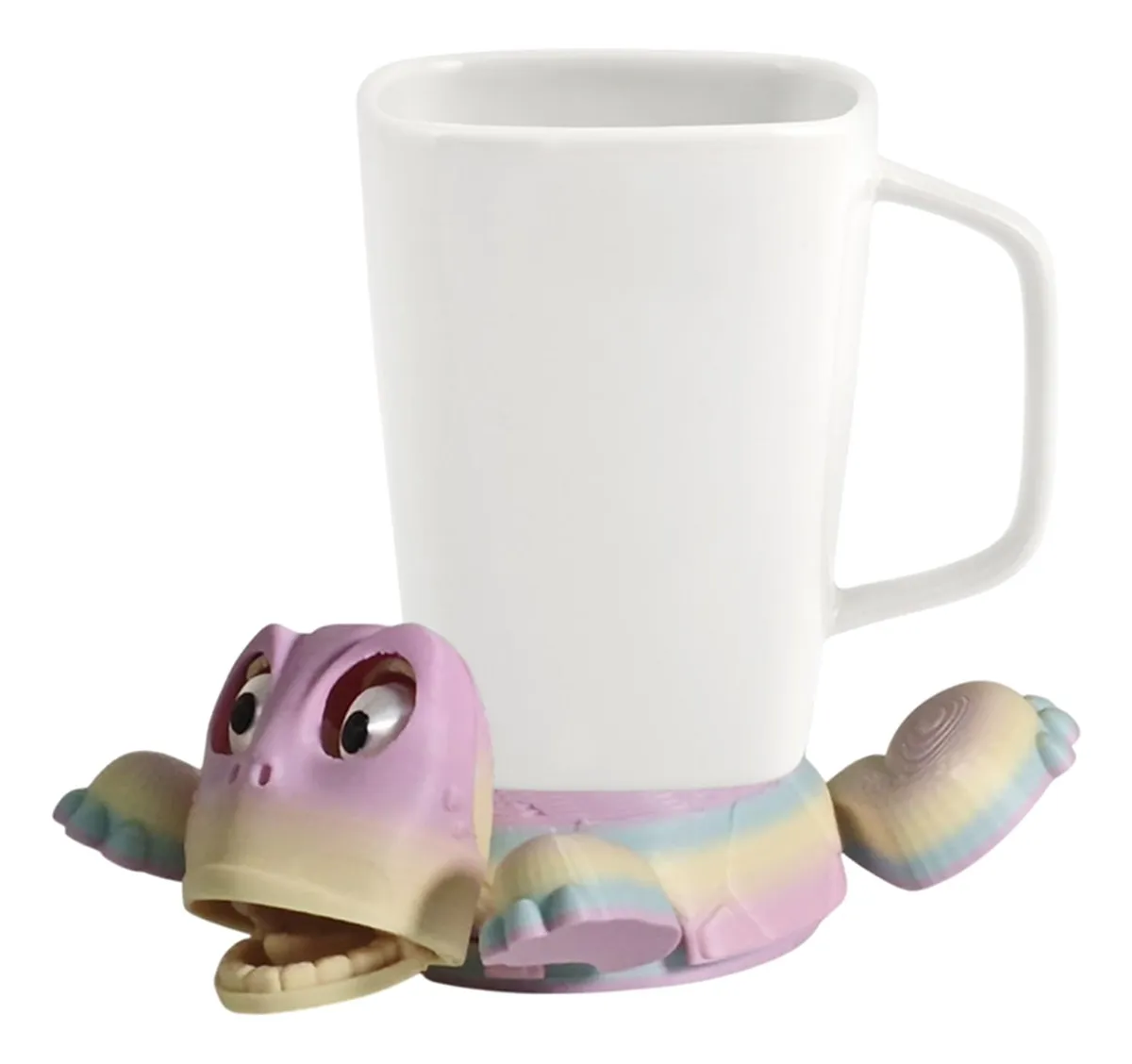 Posavasos divertidos con impresiones y expresiones 3D slowmoose