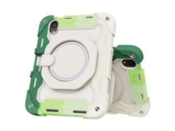 Funda de silicona para tableta iOS Mini6 (estructura multicapa, soporte giratorio de 360 grados)
