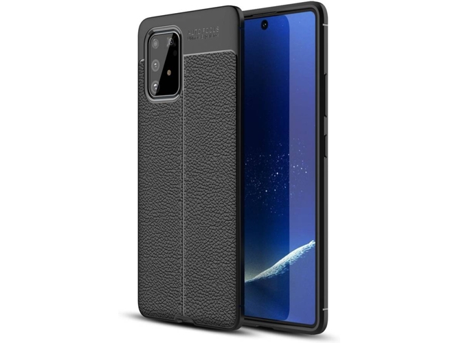 Funda y Protector de Pantalla Samsung S10 Lite 2020 PHONESHIELD Rugged Leather Negro