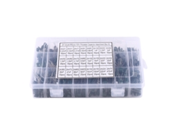 Kit De Condensadores De Película De Poliéster Y Papel 24 Valores 660pcs 100v 0.22nf A 470nf
