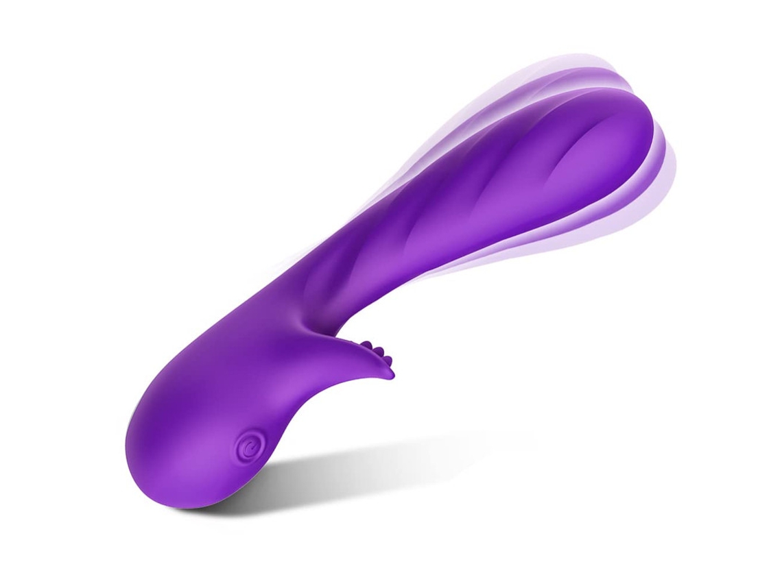 Vibrador Impermeable Recargable Con 9 Patrones De Vibracin Para Mujer (prpura) Yizhood