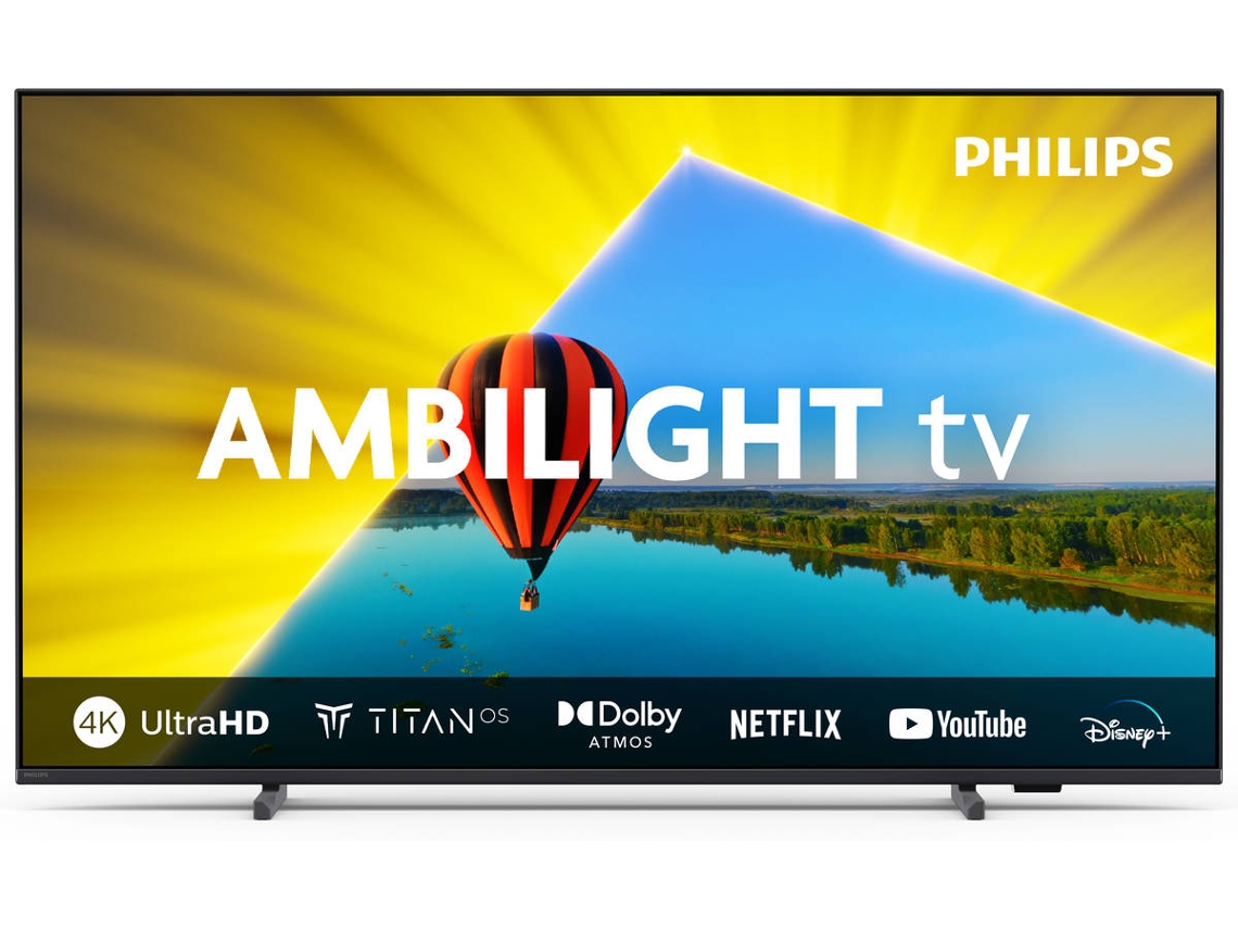 TV PHILIPS AMBILIGHT 43PUS8079/12 (LED - 43'' - 109 cm - 4K Ultra HD - Smart TV)