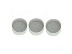 3 Fundas De Silicona Para La Base De La Taza, Resistentes A Altas Temperaturas, Antideslizantes, Protectoras, Color Gris.