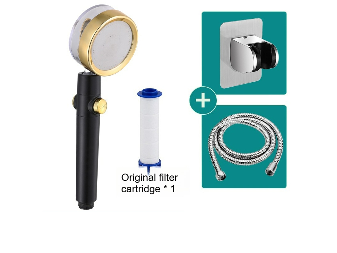 Ducha de alta presión, filtro de hélice de doble turbina MDUG