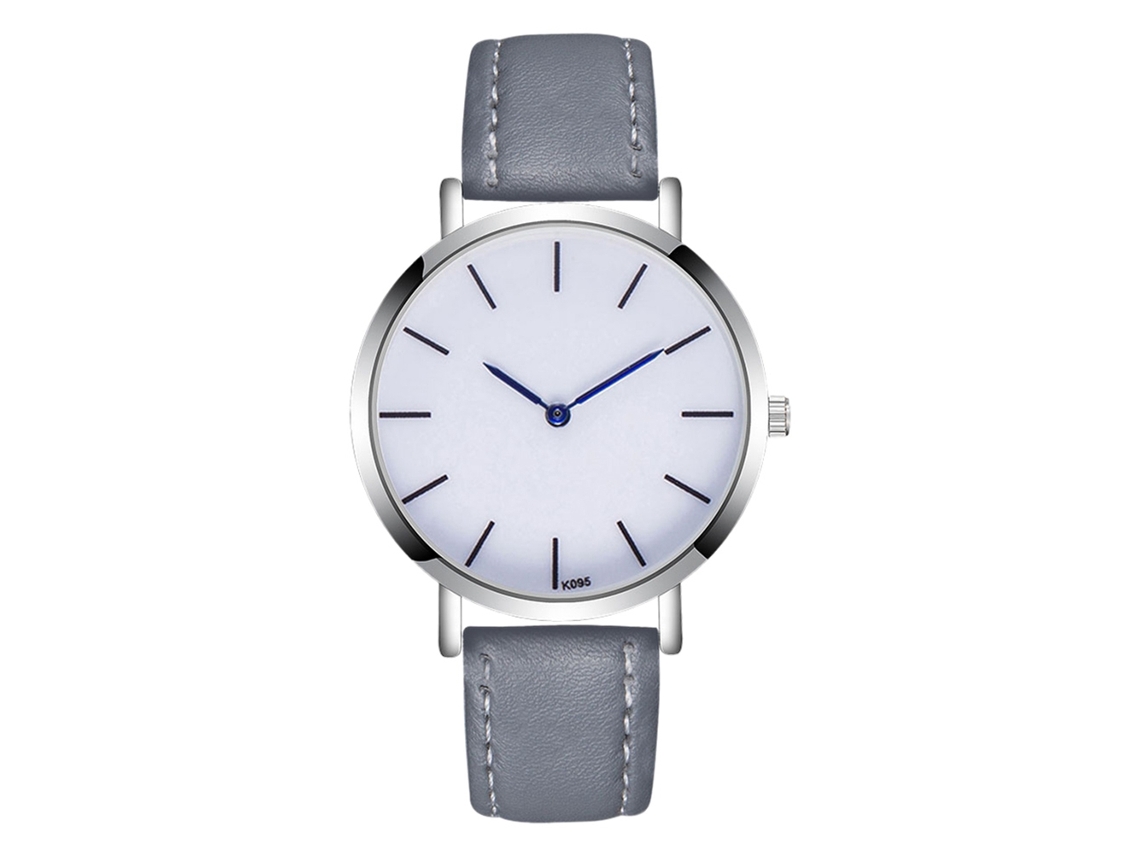 Reloj De Pulsera De Cuarzo Unisex Zhoulianfa, Informal, Moderno, Gris, A La Moda.